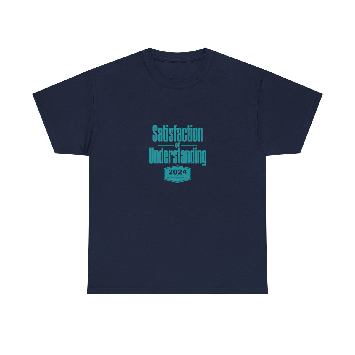 Acquired "Satisfaction of Understanding" Unisex Tee - alternate angle 5, merchandise